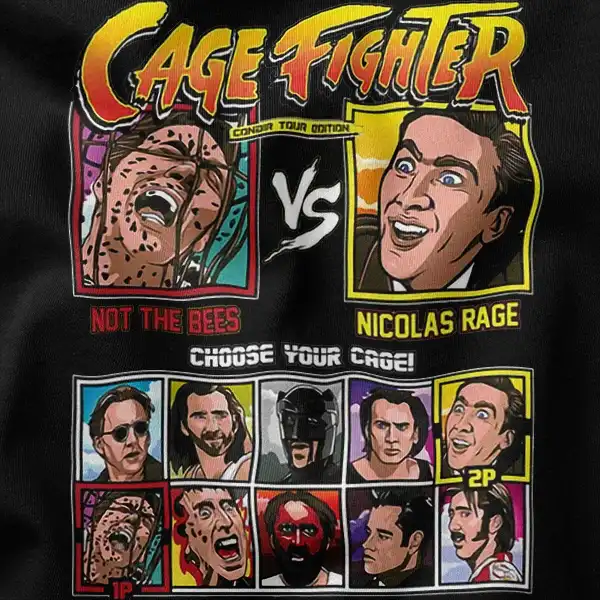 Nicolas Cage Street Fighter 6 Graphic Merch