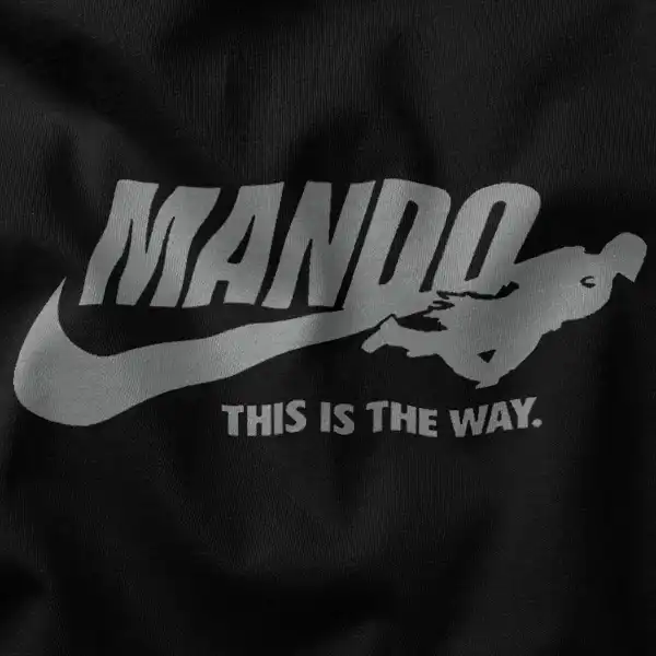 Mando This Is The Way Swoosh Graphic Merch
