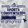 Sports Commentator Jobs Adidas In Progress Graphic Apparel