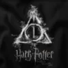 Unique Deathly Hallows Symbol Design Graphic Apparel