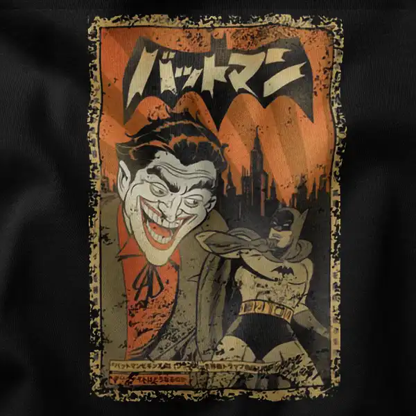 The Dark Knight Japanese Comic Art Graphic Apparel