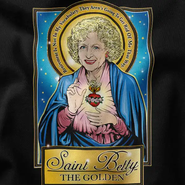 Meme Jesus Parody Betty White Religion Graphic Apparel