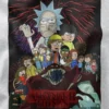 Stranger Things 5 Characters Rick Morty Graphic Merch