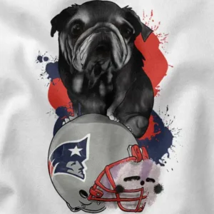 Dog New England Patriots Parody Mascot Graphic Merch
