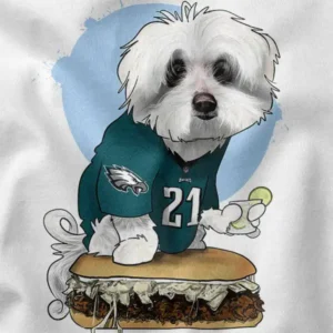 Philadelphia Eagles Small Mascot Dog Breeds Graphic Merch