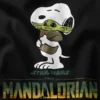 Baby Yoda Good Morning Snoopy Mandalorian Graphic Merch