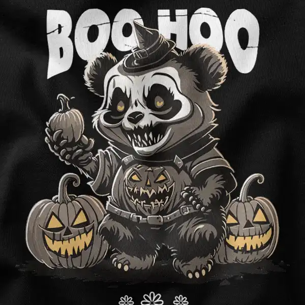 Panda Bear Halloween Kills Graphic Apparel
