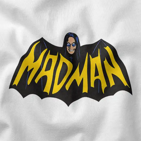 Batman Ozzy Osbourne Scream Metal Parody Graphic Merch
