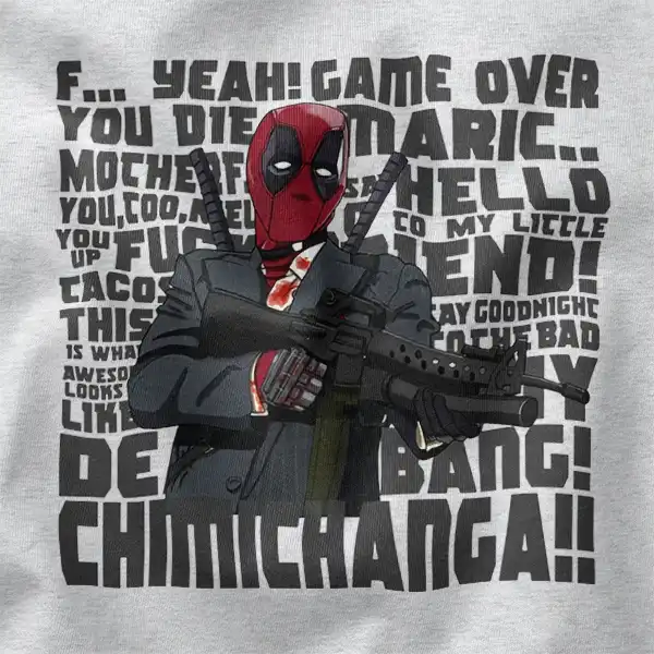 Funny Deadpool Qoutes About Life SpiderMan Graphic Apparel