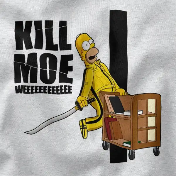 Homer the Great Kill Bill Mondo Poster T-Shirt