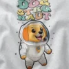 Cute Dachshund Puppy Astronaut Helmet Graphic Apparel