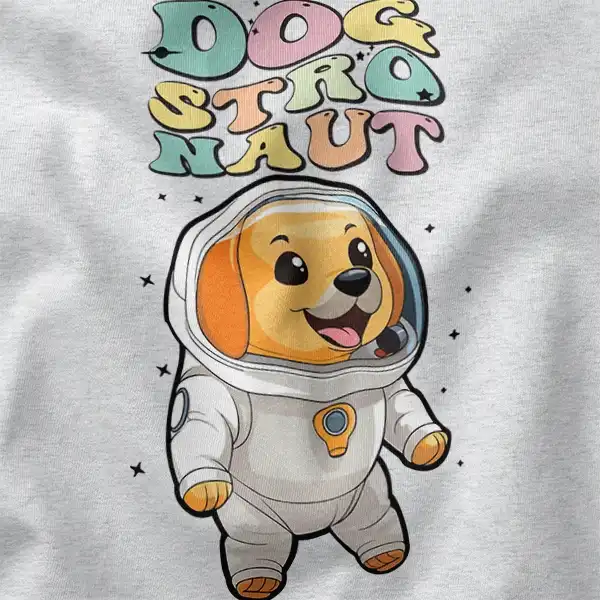 Cute Dachshund Puppy Astronaut Helmet Graphic Apparel