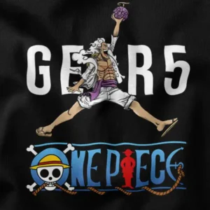 Anime Fashion Gear 5 Luffy Air Jordan Manga Graphic Apparel
