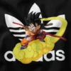Goku Flying Parody Adidas Graphic Merch
