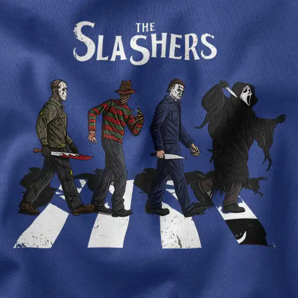 Abbey Road Horror Movie Villains Graphic Merch