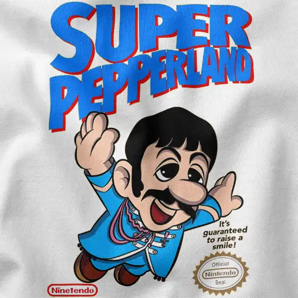 Super Mario Galaxy Pepperland Music Graphic Apparel