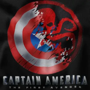 Captain America Hail Hydra Shield Graphic Apparel