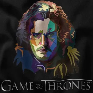 Jon Snow Geometric Art Graphic Apparel