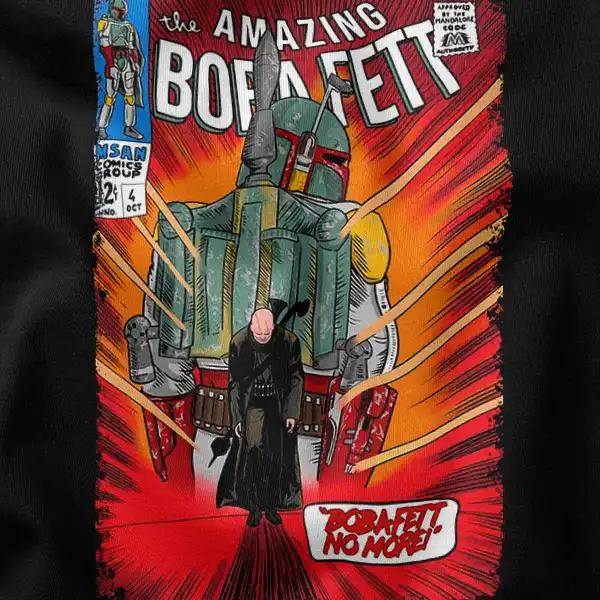 Epic Boba Fett Vintage Comic Art Star Wars Graphic Merch