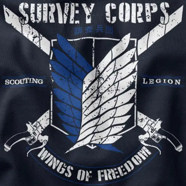 AOT Survey Corps Out Symbol Logo Anime Graphic Merch