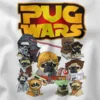 Pug Wars Meme Sci-Fi Dog Graphic Apparel