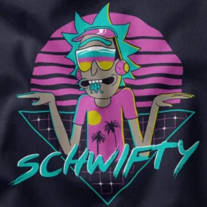 80s Rick and Morty Schwifty Graphic Apparel