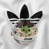 Grogu Pram Trefoil Cartoon Graphic Apparel