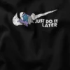 Papa Smurf Just Do it Later Parody Nike Graphic Merch