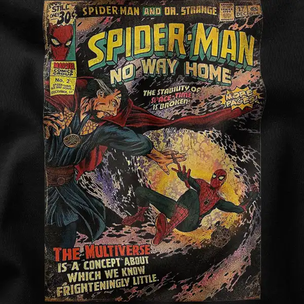 Spider-Man No Way Home Comic Graphic Apparel