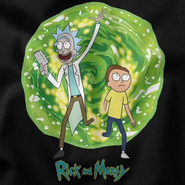 Rick And Morty Portal Graphic Apparel