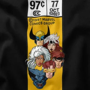 Vintage Marvel Comic X-Men 97 Characters Graphic Merch