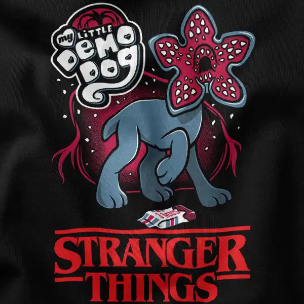Demogorgon Dog Stranger Things 5 Graphic Apparel