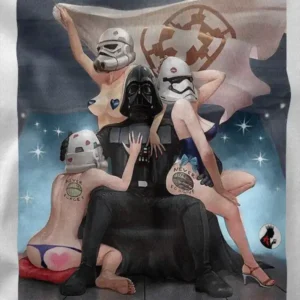 Sexy Girls Trooper Poster Darth Vader Graphic Merch