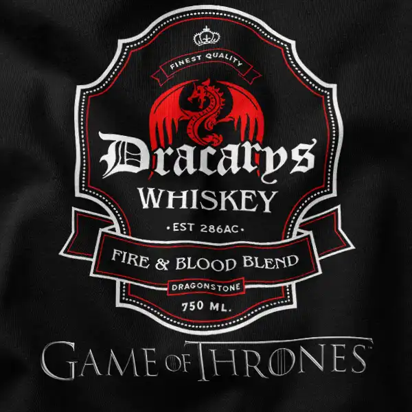 Whiskey House of the Dragon Dracarys Graphic Merch