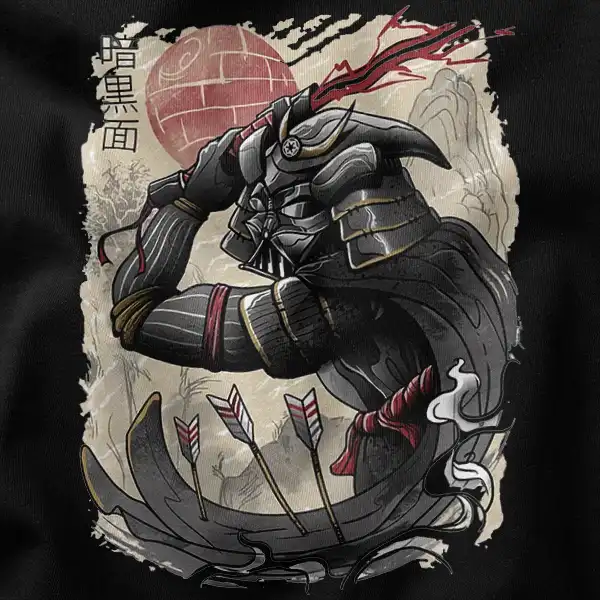 Samurai Darth Vader Action Graphic Apparel