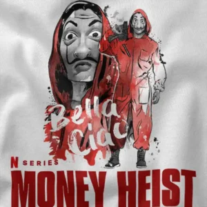Money Heist Head Of The Plan Bella Ciao Graphic Apparel