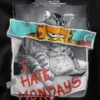 I Hate Mondays Garfield Cat Graphic Apparel