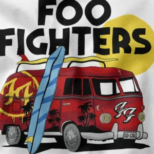 Sunset Van Tour Foo Fighters Graphic Apparel