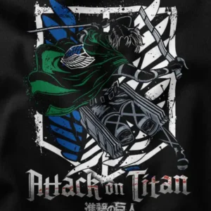Aot Eren Yeager Long Hair Graphic Apparel