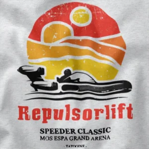 Repulsorlift Technology Tatooine Sunset Graphic Apparel
