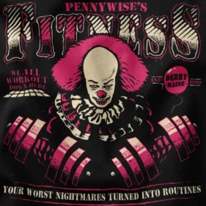 Pennywise The Clown Retro Fitness Graphic Apparel