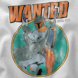 Wanted Star Wars Boba Fett Series Grapich Apparel
