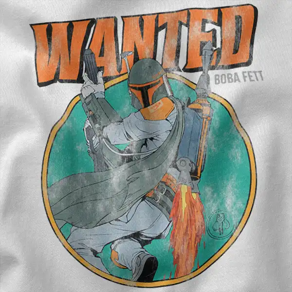 Wanted Star Wars Boba Fett Series Graphic Apparel
