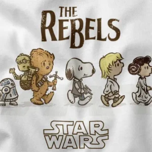 Peanuts Cartoon Star Wars The Rebels Graphic Apparel