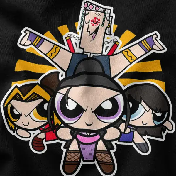 Powerpuff Girls Demon Slayer Ninja T-Shirt