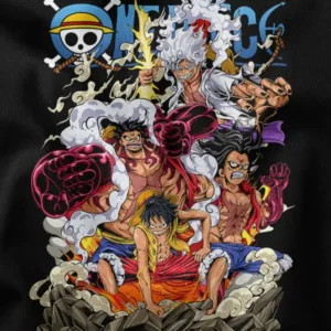 All Luffy Transformations One Piece Graphic Apparel