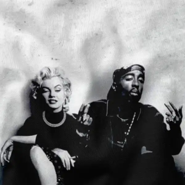 Iconic Legends Tupac And Marilyn Monroe T-Shirt
