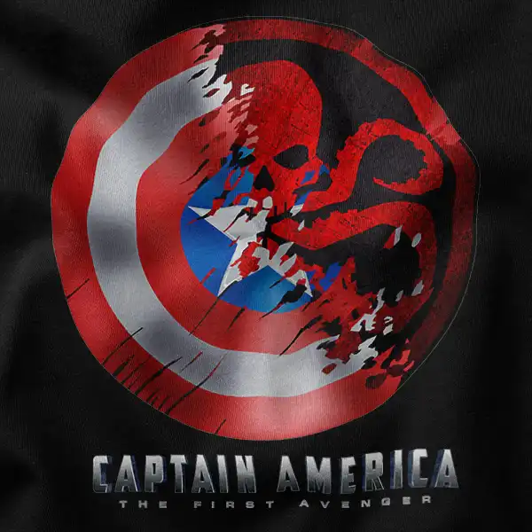 Captain America Hail Hydra Shield T-Shirt