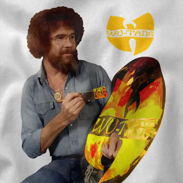 Bob Ross Painting Kit Wu Tang Clan T-Shirt