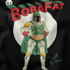 Mandalorian Comic Funny Boba Fat Graphic Merch